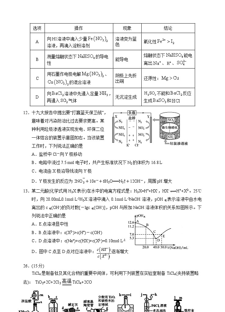 宁夏银川一中2021届高三第四次模拟考试理综-化学试题+Word版含答案第2页