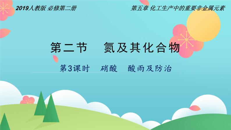 5.2.3 硝酸  酸雨及防治（精讲课件）-高一化学同步学习高效学讲练（人教版必修第二册）01