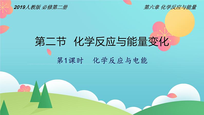6.1.2 化学反应与电能(精讲课件)-高一化学同步学习高效学讲练(人教版必修第二册)01