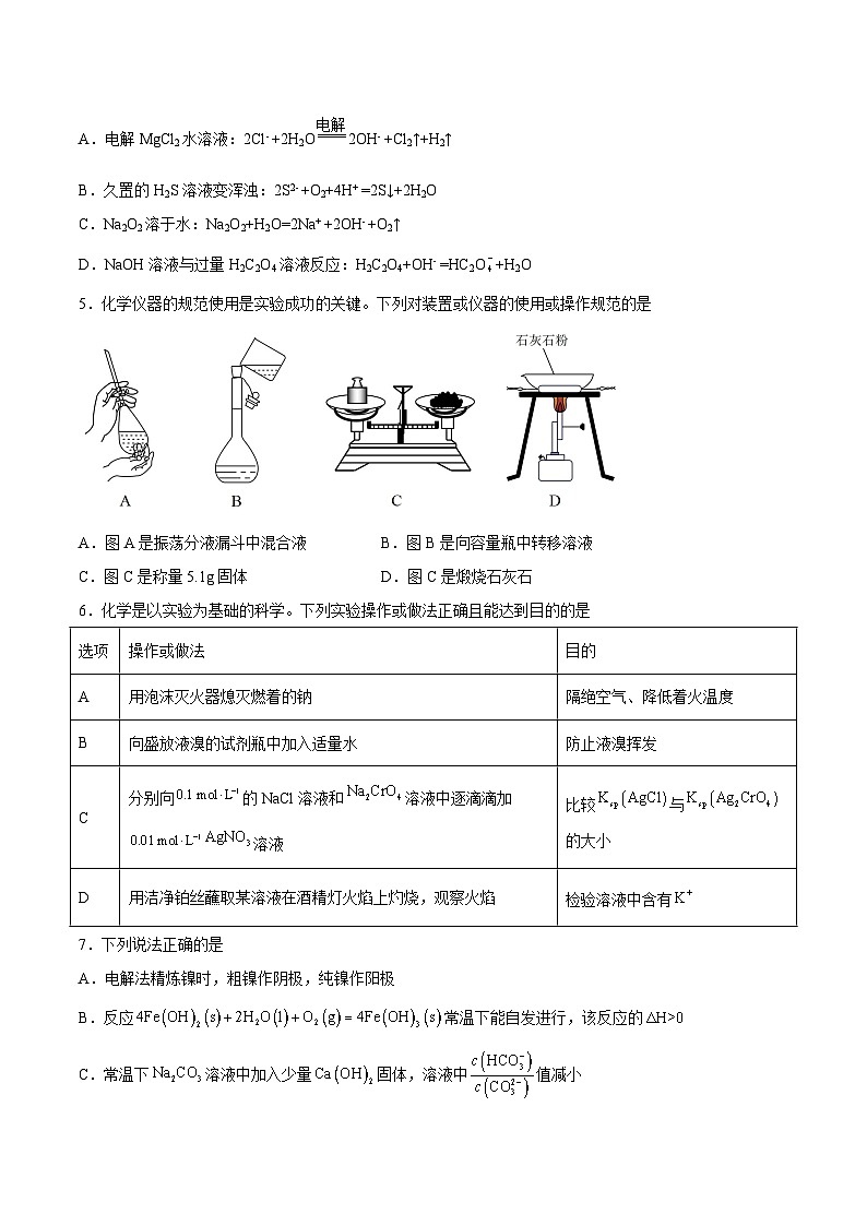 2023年高考化学冲刺模拟卷01(广东卷)(原卷版)第2页