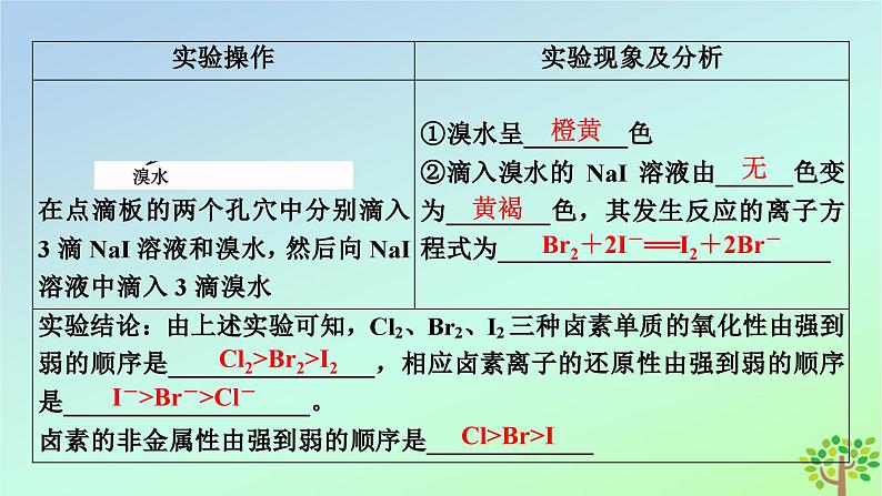 新教材2023年高中化学第4章物质结构元素周期律经典实验同周期同主族元素性质的递变课件新人教版必修第一册05