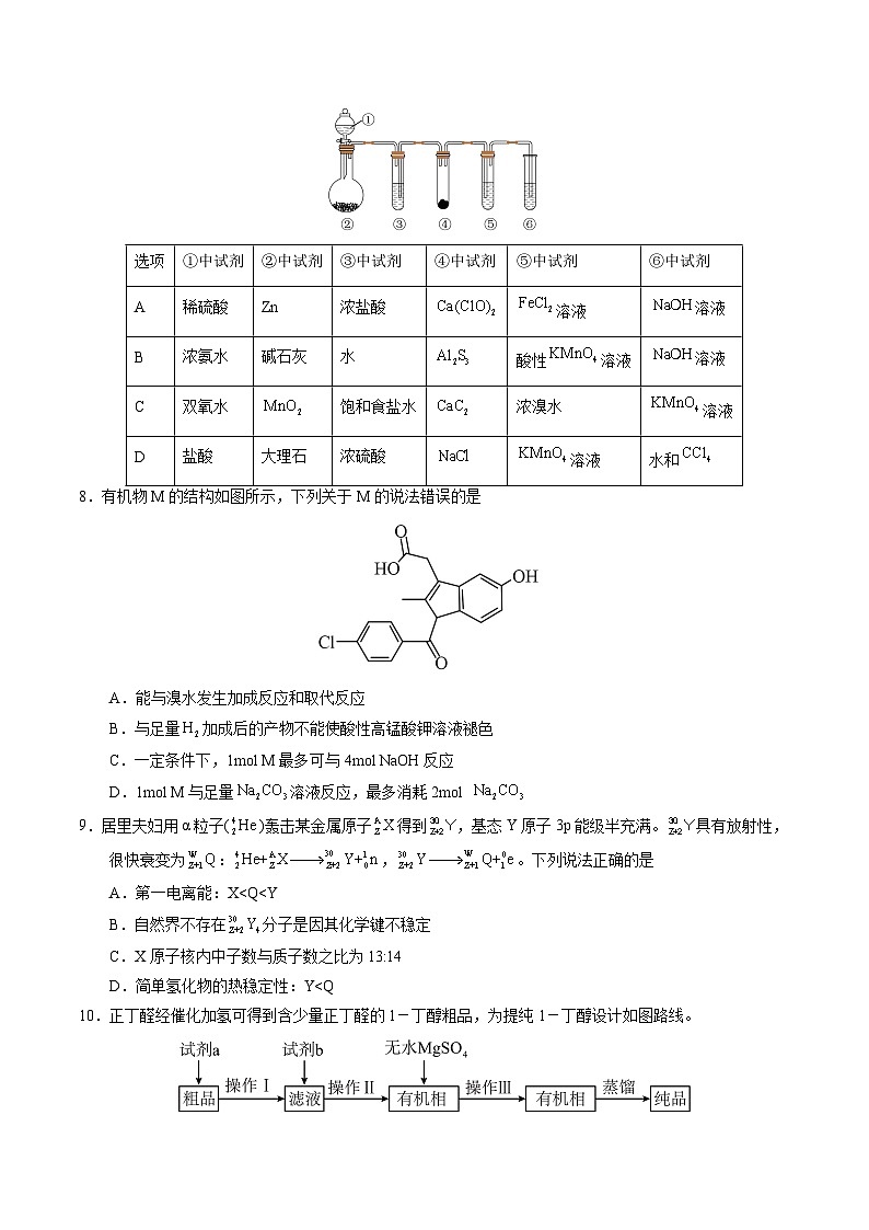2023年高考押题预测卷02(山东卷)-化学(考试版)A4版第3页