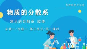 化学必修 第一册专题1 物质的分类及计量第三单元 物质的分散系教课ppt课件