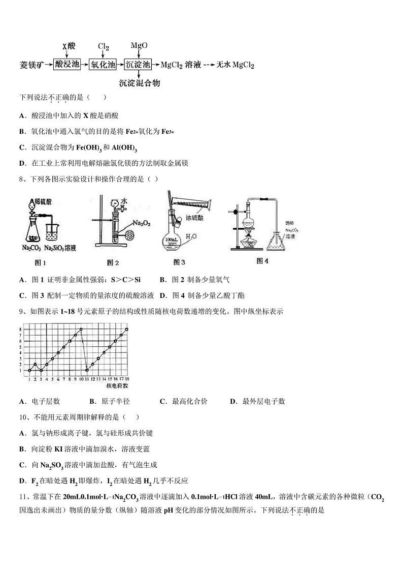 广东省2023学年高三第二次模拟考试化学试卷(含解析)103