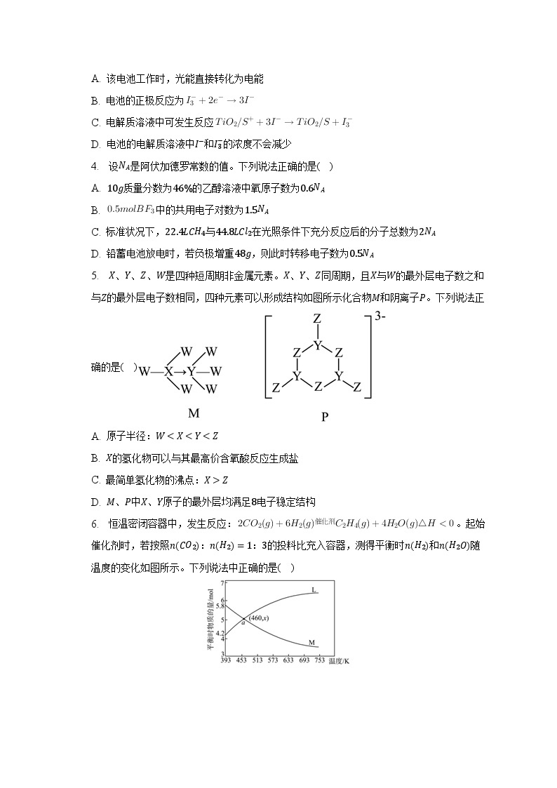 2023年陕西省西安市新城区高考化学二模试卷（含解析）02