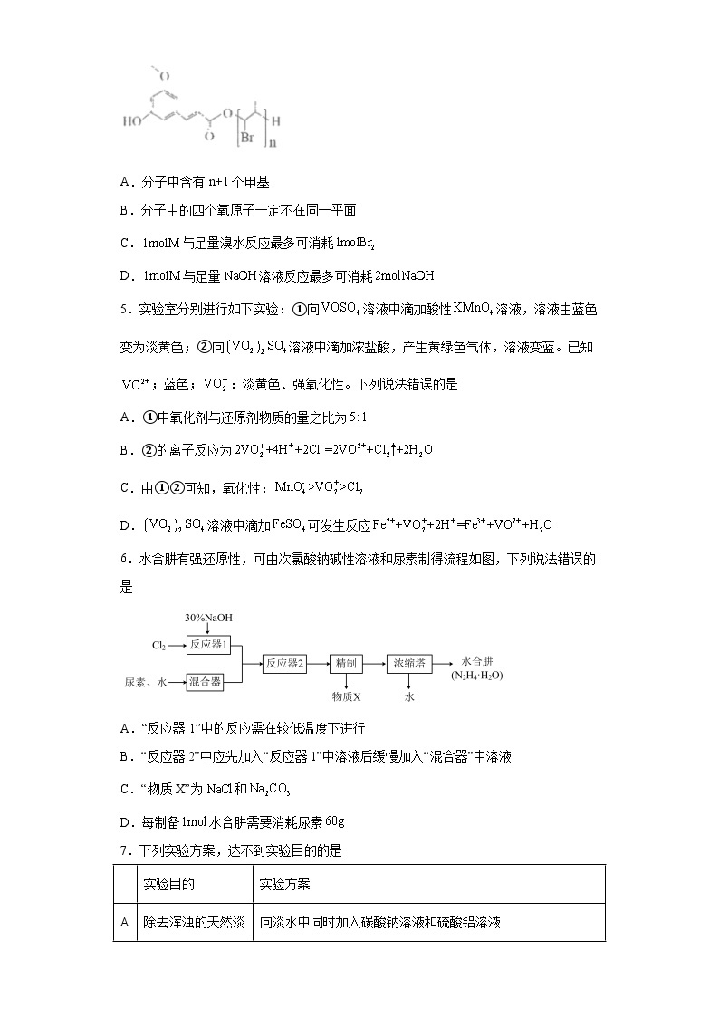 山东省青岛市2023届高三第二次适应性检测化学试题02