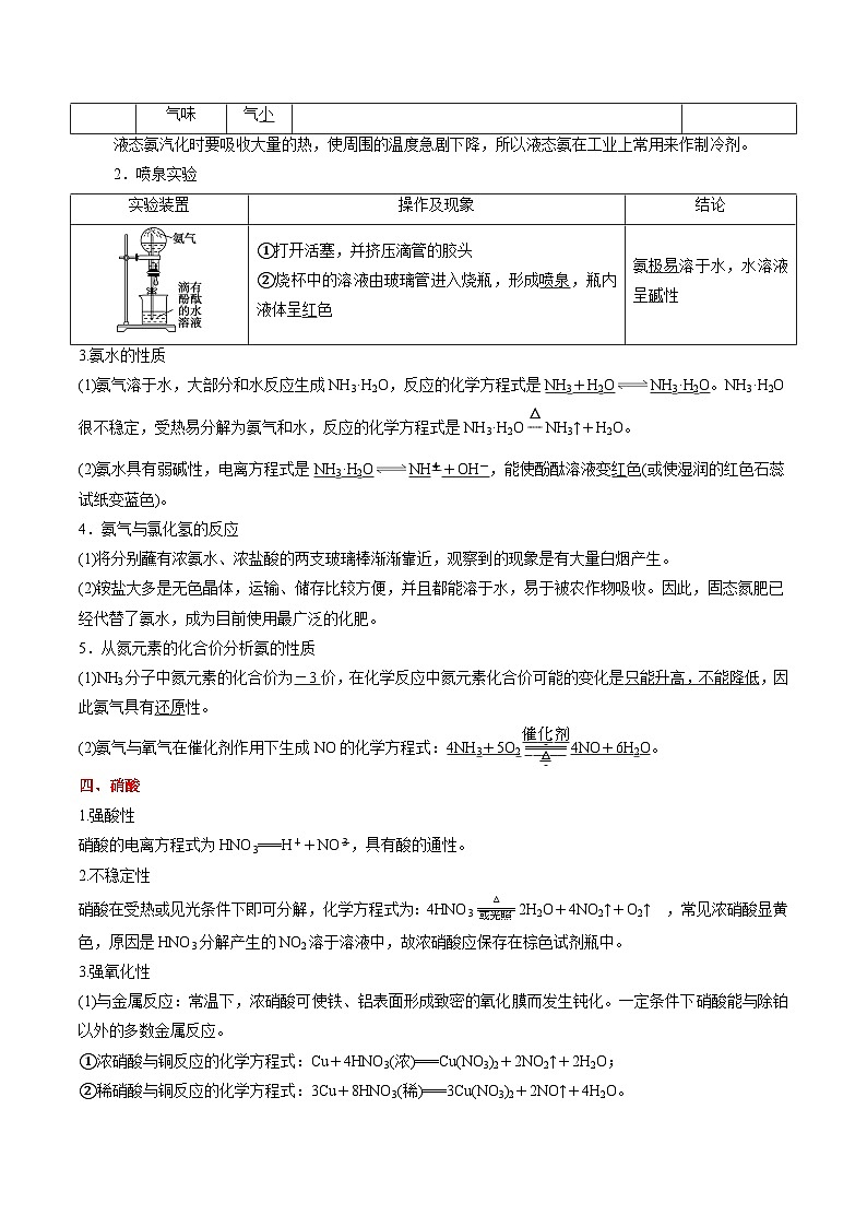 考点13 氮及其化合物——2023年江苏省普通高中化学学业水平合格性考试专项精讲+测试(解析版)第3页