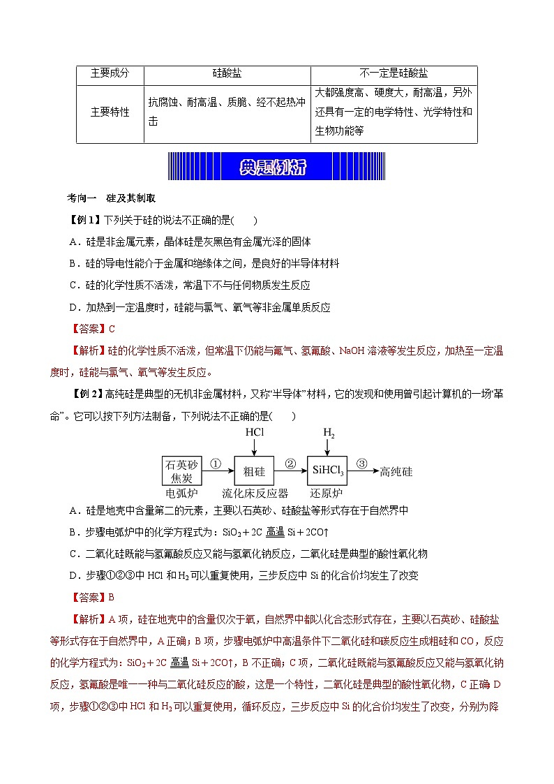考点14 无机非金属材料(学生版)第3页