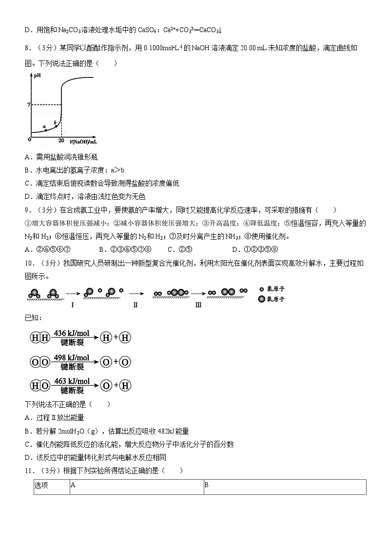 2021北京北师大实验中学高二(上)期中化学(教师版)第2页