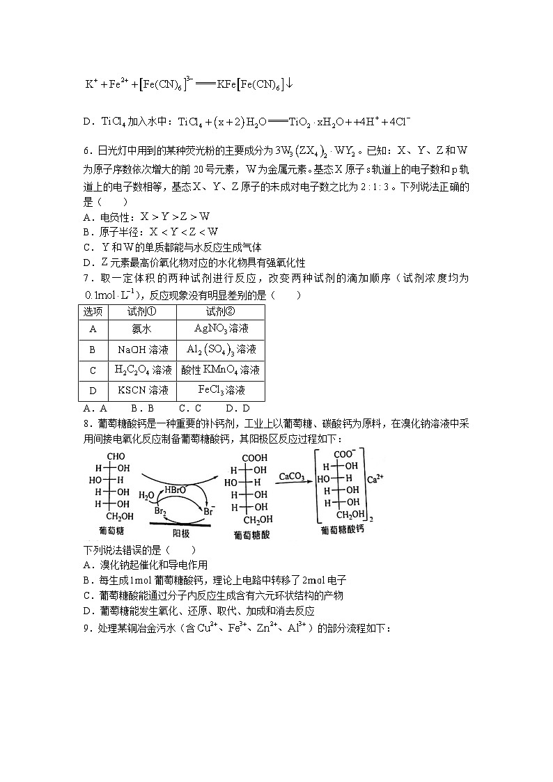 2023年新高考湖南化学高考真题第2页