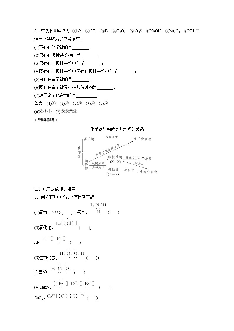 2024年高考化学一轮复习（新高考版） 第6章 第32讲　化学键 练习课件03