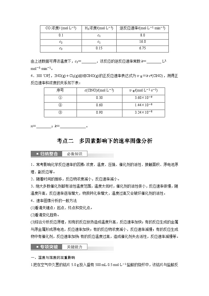 第8章 第45讲 化学反应速率与反应历程第3页