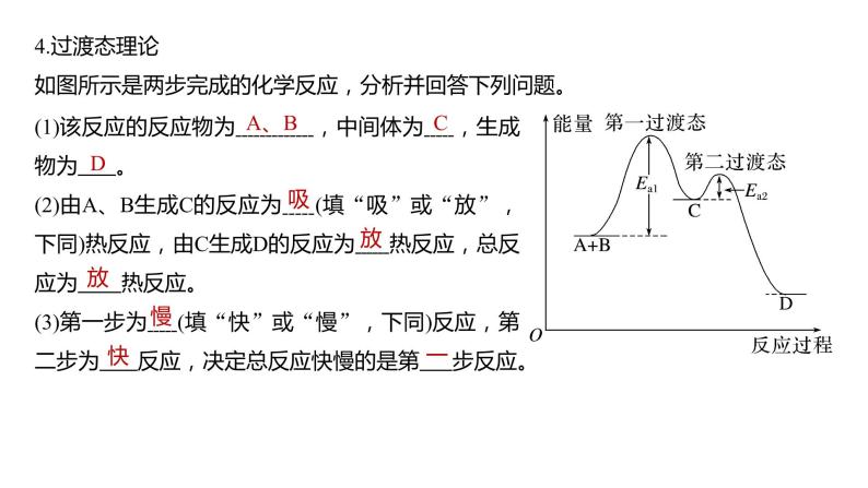 2024年高考化学一轮复习（新高考版） 第8章 第45讲　化学反应速率与反应历程 练习课件07