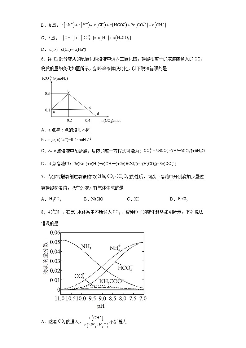 2024届高三化学一轮复习(小题训练)--盐类水解第2页