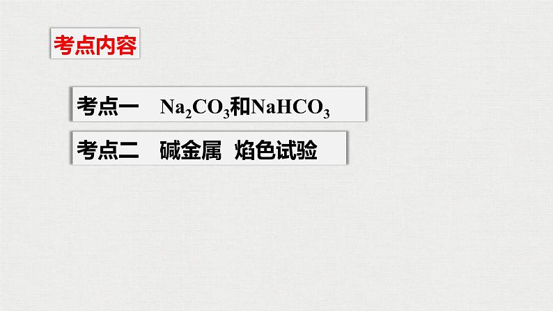 2023年高考化学一轮复习碳酸钠、碳酸氢钠 碱金属课件第2页