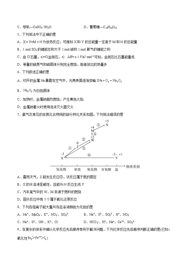 重庆市2022-2023学年高二下学期6月月考化学试题及答案02