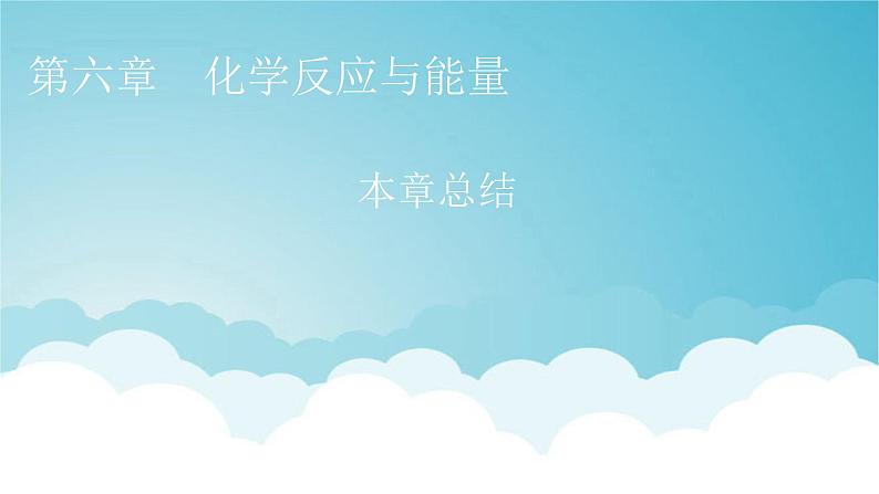 人教版高中化学必修第二册第六章本章总结6教学课件01