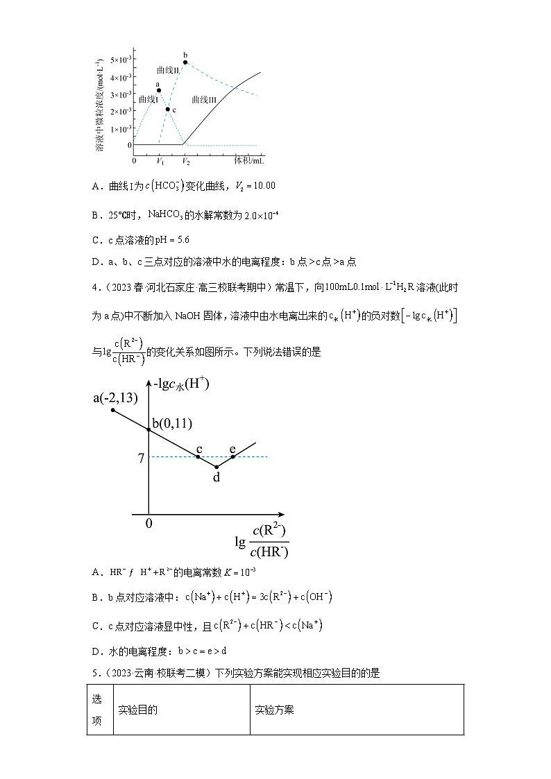 2024届高三新高考化学大一轮专题练习:弱电解质的电离第2页
