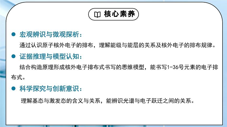 【核心素養(yǎng)】人教版高中化學(xué)選修二 《原子結(jié)構(gòu)》第一課時(shí) 課件第2頁(yè)