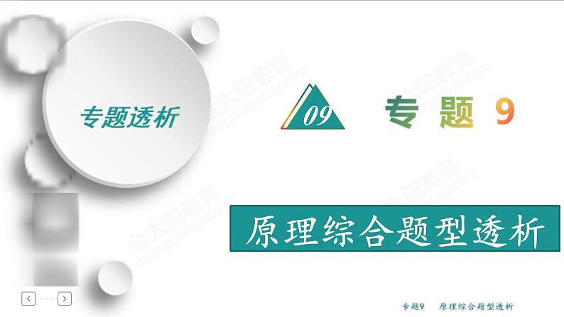 高考化学二轮专题复习课件专题9 原理综合透题型析 (含解析)01