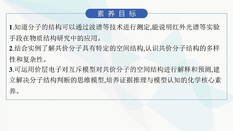 人教B版高中化学选择性必修2第2章第2节第1课时分子结构的测定和多样性价层电子对互斥模型课件第2页