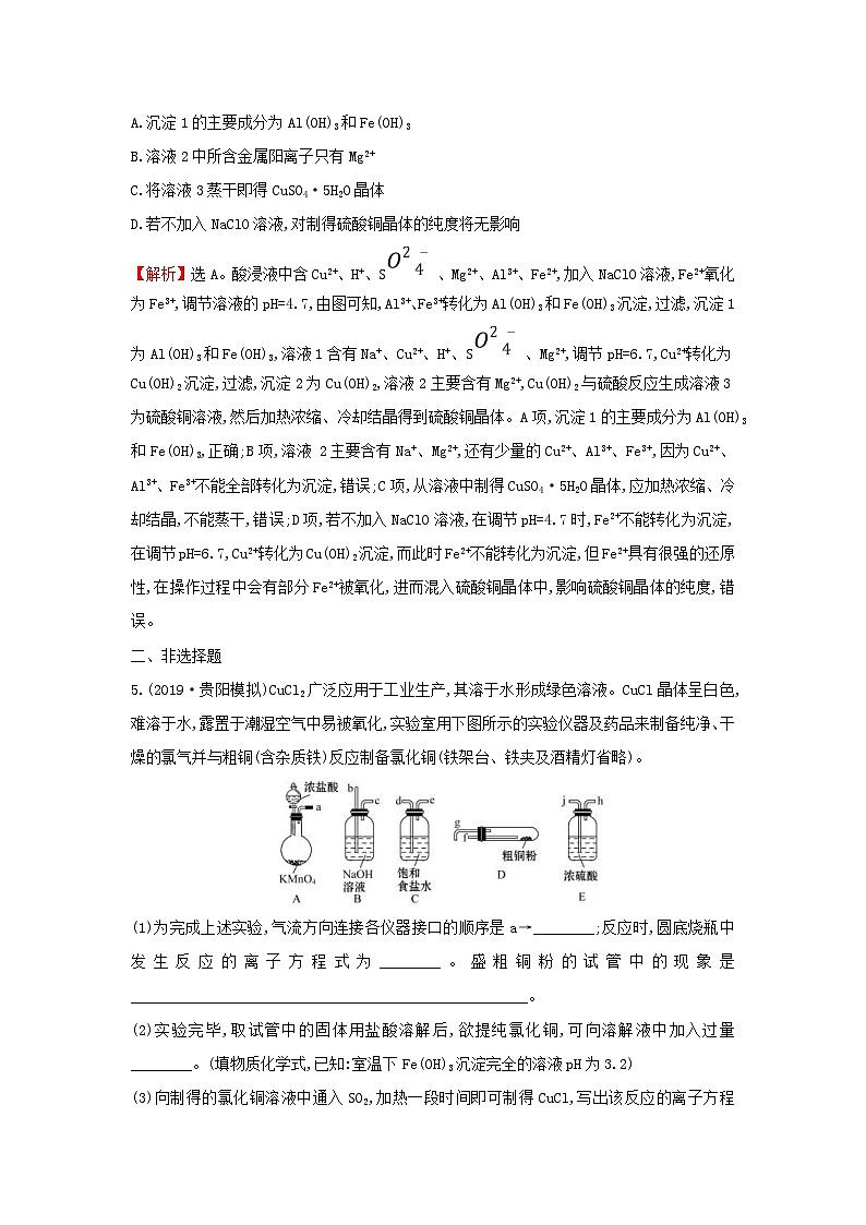 高考化学一轮复习课时分层提升练九3.4用途广泛的金属材料开发利用金属矿物(含解析)第3页