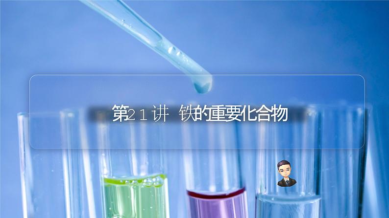 【人教版】化学必修一第21讲 《铁及其化合物》(铁的重要化合物)课件+内嵌视频+讲义01