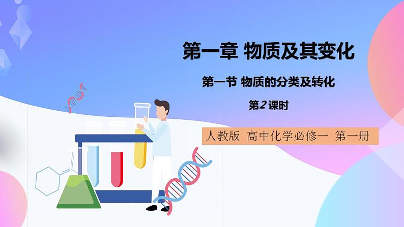 高一化学人教版(2019)必修第一册1.1.2《物质的分类及转化》 课件01