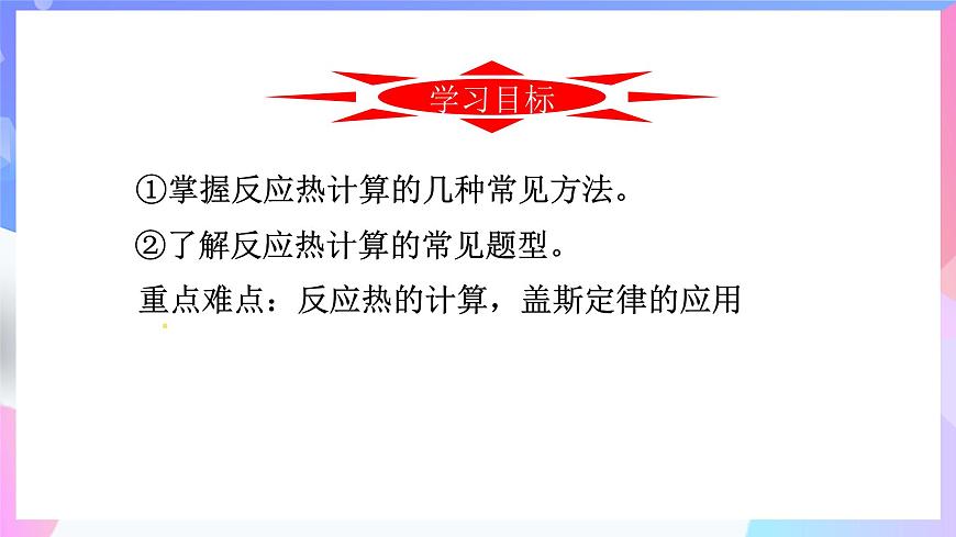 高二化學(xué)人教版(2019)選擇性必修一上學(xué)期1.2.2《 反應(yīng)熱的計(jì)算》課件第2頁(yè)