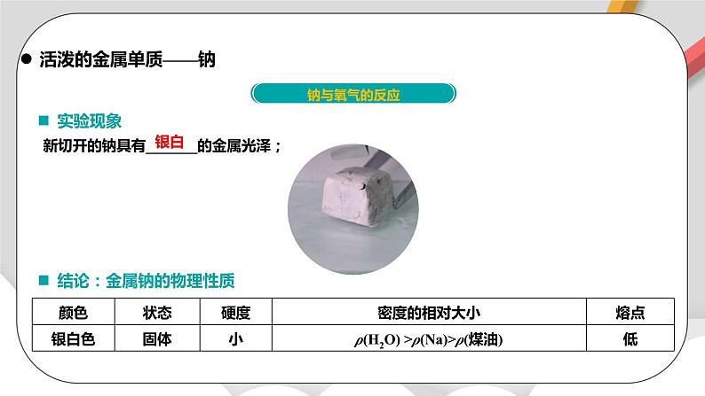 人教版高中化学必修一 2.1.1《钠及其化合物》课件+同步练习(原卷+解析卷)08