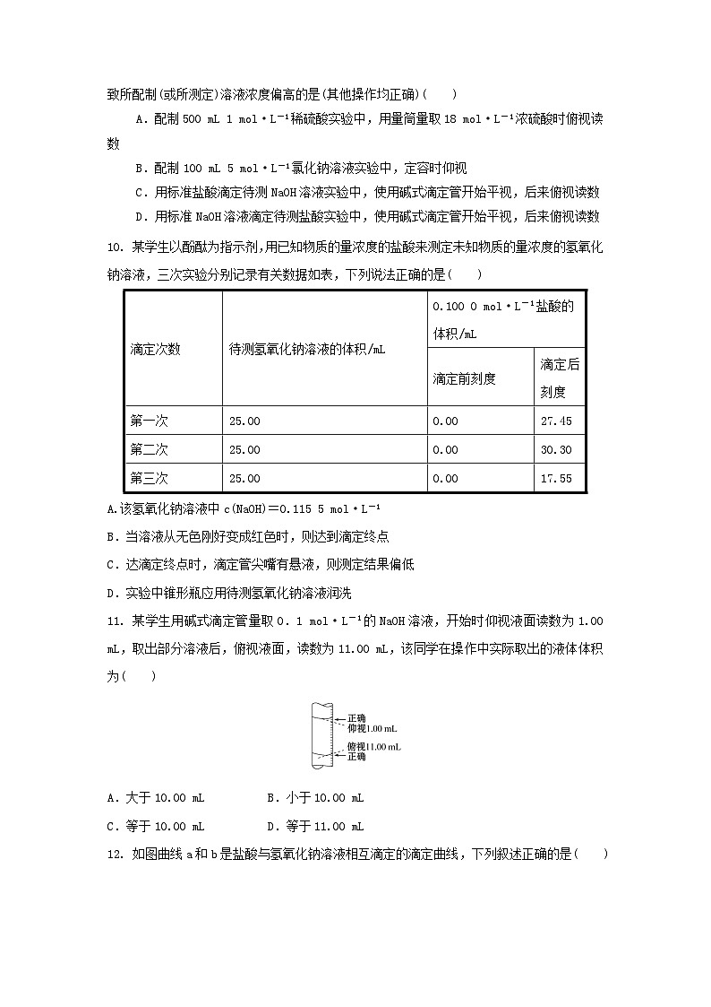 新人教版化学选择性必修一 3.2.3 酸碱中和滴定 (课件+教案+练习)03