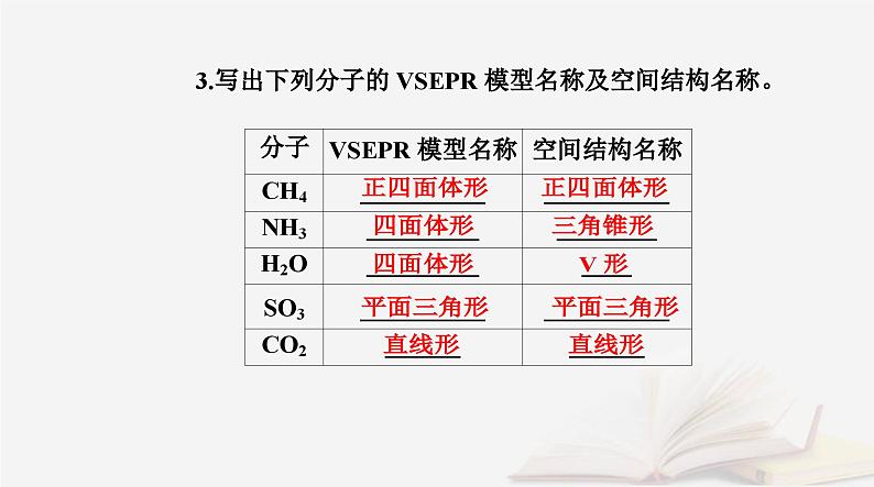 新教材2023高中化学第二章分子结构与性质第二节分子的空间结构课时2杂化轨道理论简介课件新人教版选择性必修2第4页