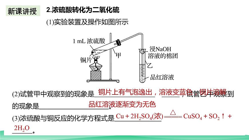 人教版化學(xué)高中必修二5《實(shí)驗(yàn)活動(dòng)5　不同價(jià)態(tài)含硫物質(zhì)的轉(zhuǎn)化》課件第4頁(yè)