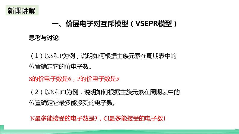 人教版化学选修二2.2.2《分子的空间结构》(第二课时)课件第7页