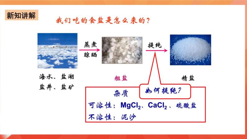 新人教版必修2化学5.4《实验活动4 用化学沉淀法去除粗盐中的杂质离子》课件+教案04