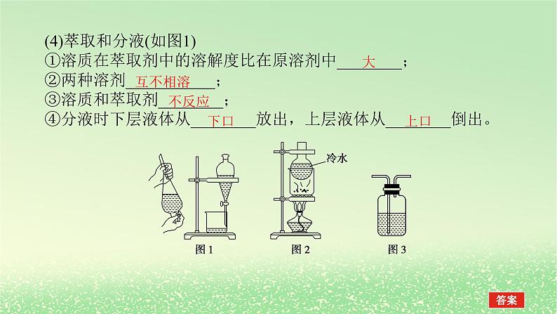 2024版新教材高考化学全程一轮总复习第十章化学实验基础第36讲物质的分离提纯检验与鉴别(课件+课时作业+学生用书)(3份)06