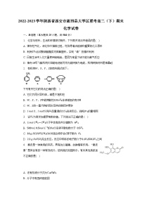 2022-2023學(xué)年陜西省西安市藍(lán)田縣大學(xué)區(qū)聯(lián)考高二(下)期末化學(xué)試卷(含解析)