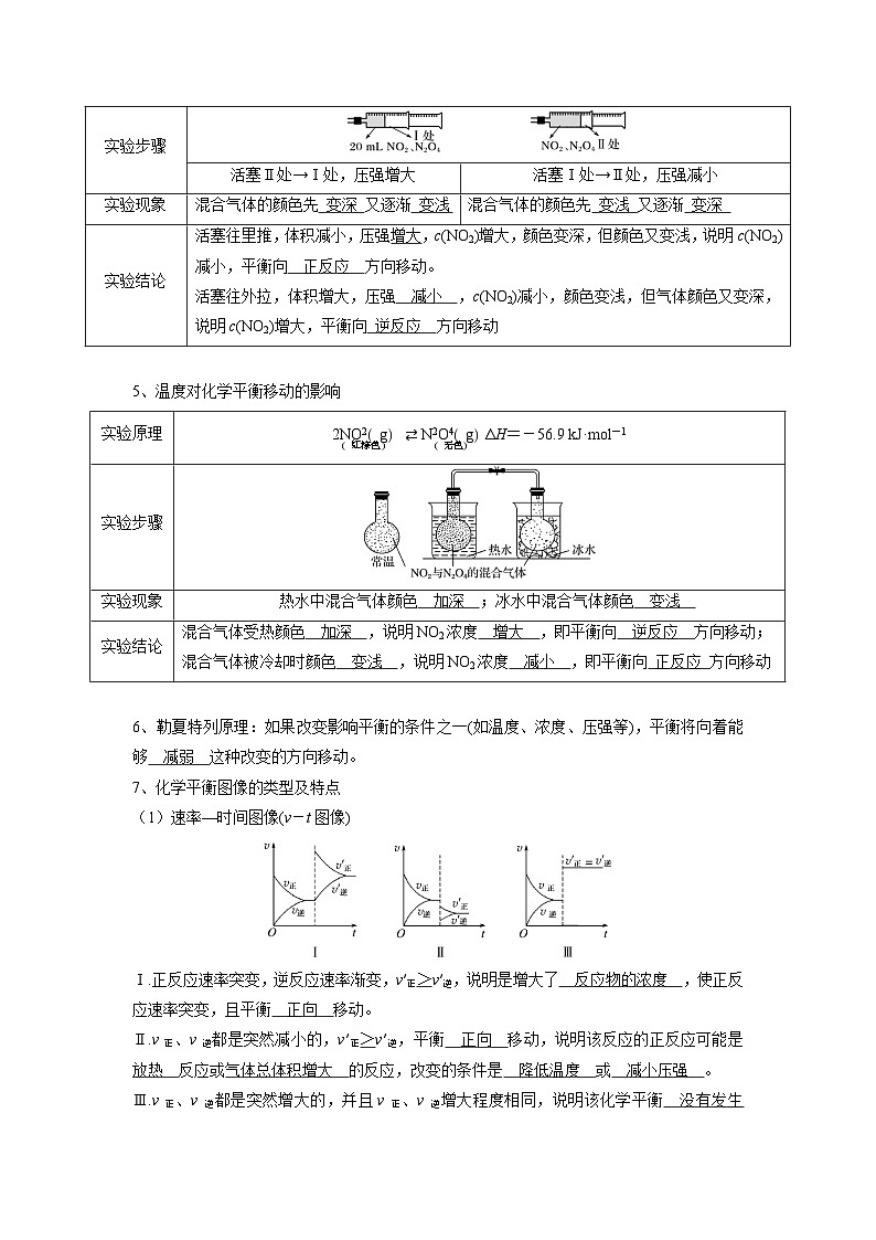 2023-2024学年-高中化学人教版(2019)选择性必修一第二章 化学反应速率与化学平衡 第二节 化学平衡 试卷03