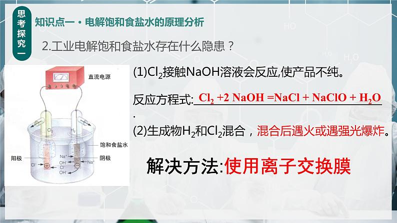 【苏教版】化学选择性必修1 《化学能与电能的转化》1.2.5 电解原理的应用 课件第8页