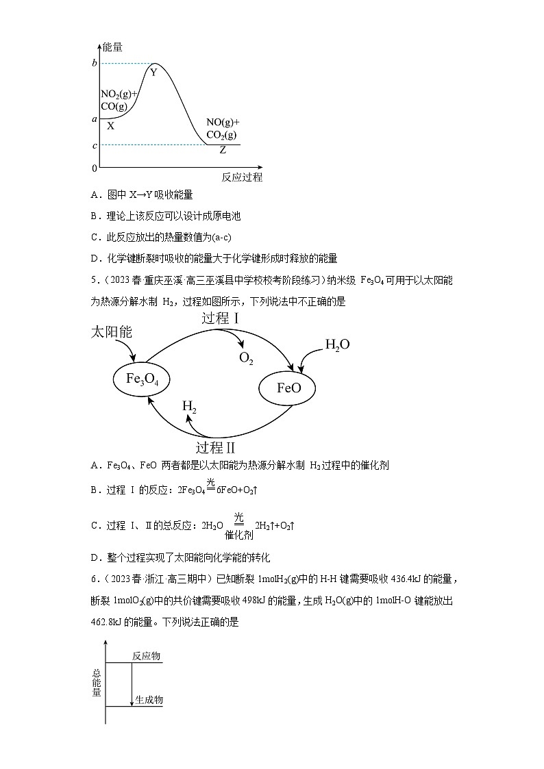 2024届高三新高考化学大一轮专题练习--化学反应的热效应(1)第2页