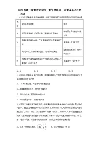 2024届高三新高考化学大一轮专题练习--卤素及其化合物(有答案)