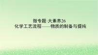 2024版新教材高考化學(xué)全程一輪總復(fù)習(xí)第十章化學(xué)實(shí)驗(yàn)基礎(chǔ)微專(zhuān)題大素養(yǎng)26化學(xué)工藝流程__物質(zhì)的制備與提純課件