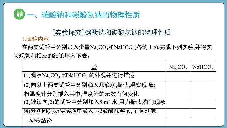 2.1.3 碳酸钠和碳酸氢钠、焰色试验(课件)——2023-2024学年高一上学期化学人教版(2019)必修第一册04