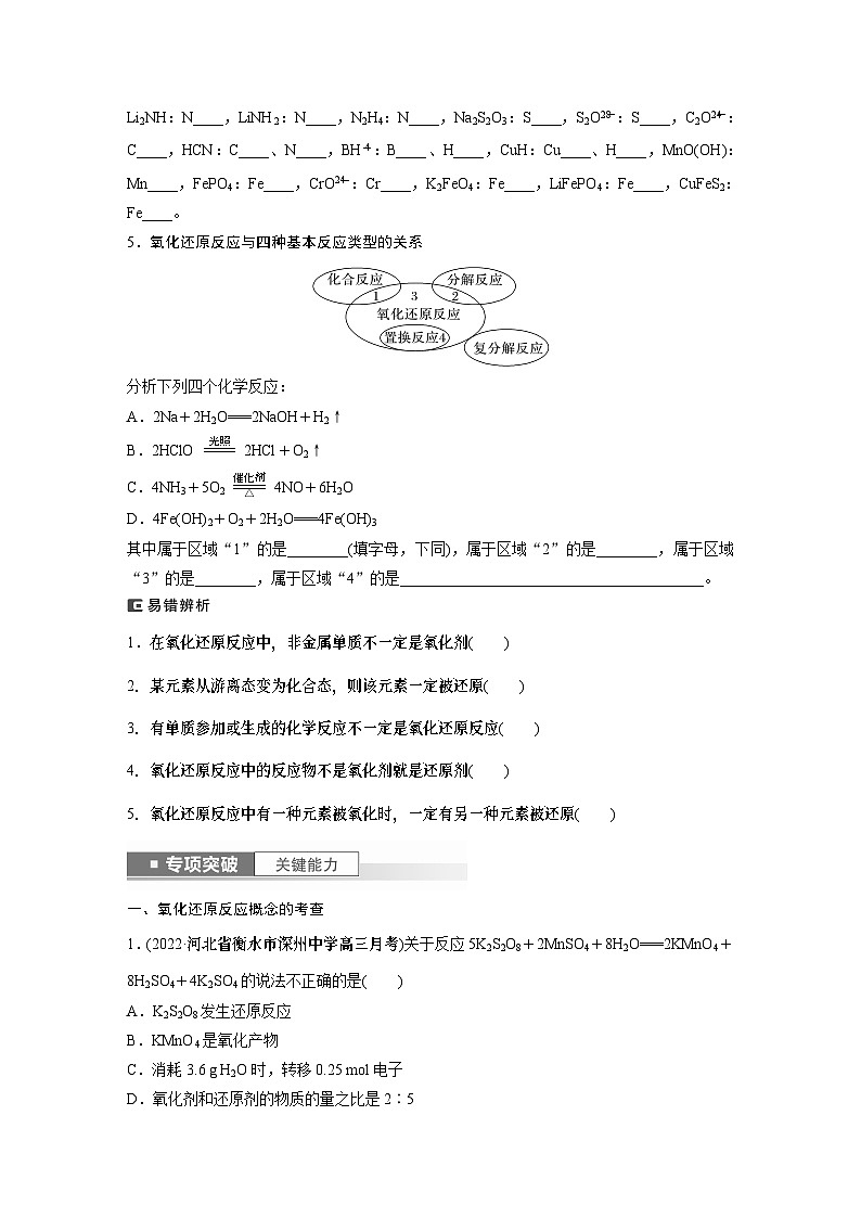 2024年高考化学一轮复习课件(鲁科版)第2章 第7讲 氧化还原反应的概念和规律03