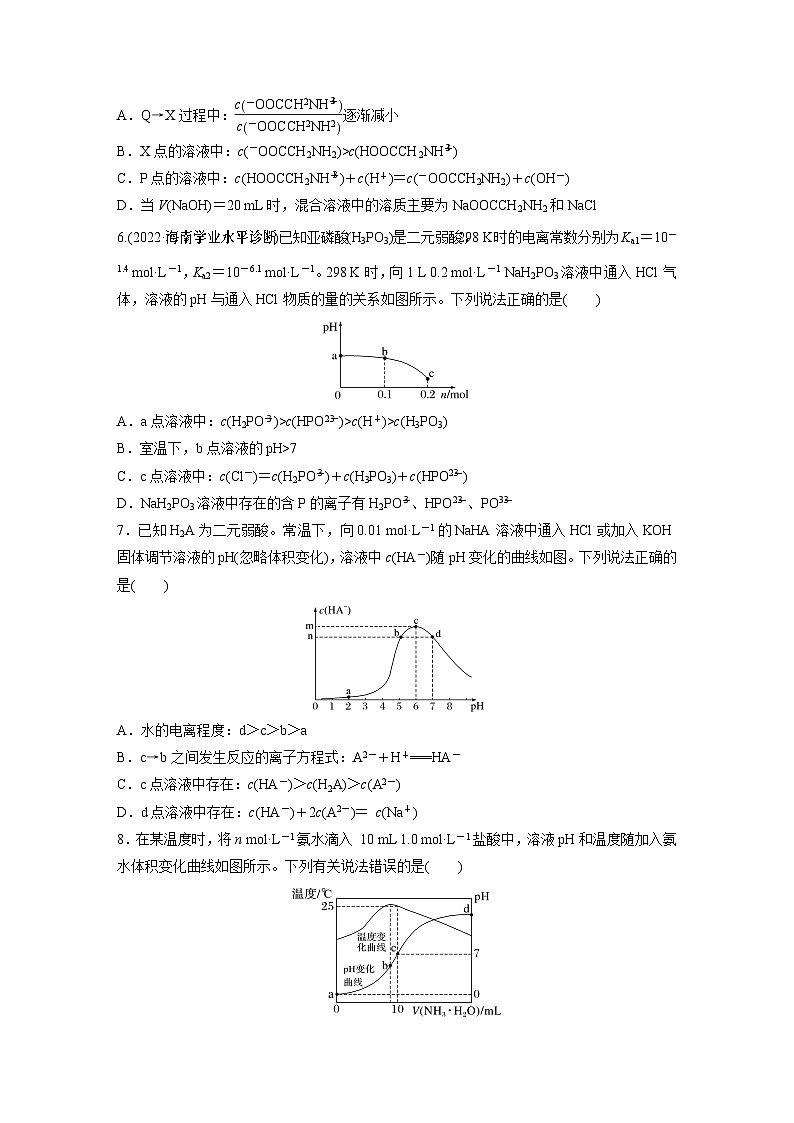2024年高考化学一轮复习课件(鲁科版)第8章 第50讲 反应过程中溶液粒子浓度变化的图像分析03