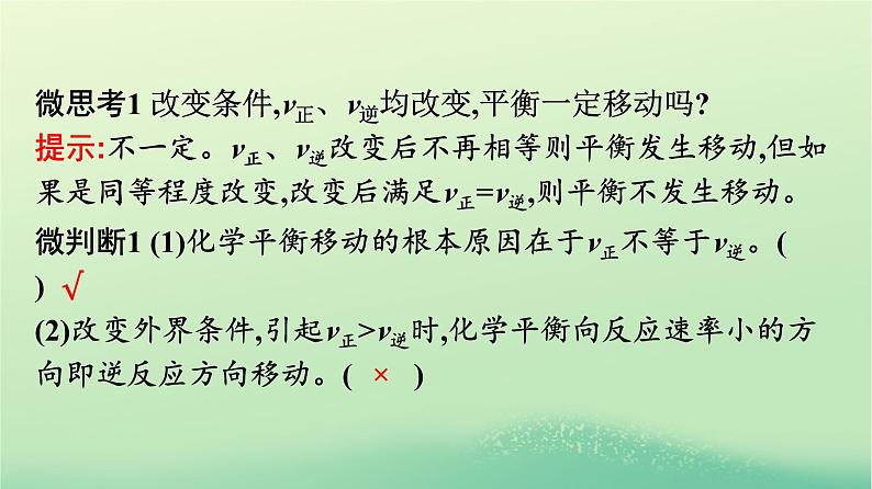 浙江专版2023_2024学年新教材高中化学第2章化学反应速率与化学平衡第2节化学平衡第2课时影响化学平衡的因素课件新人教版选择性必修1第6页