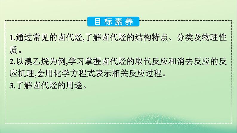 浙江专版2023_2024学年新教材高中化学第3章烃的衍生物第1节卤代烃课件新人教版选择性必修3第4页