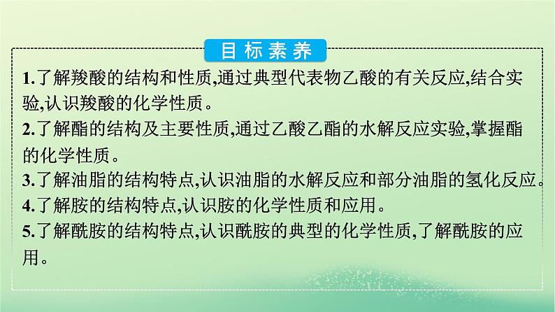 浙江专版2023_2024学年新教材高中化学第3章烃的衍生物第4节羧酸羧酸衍生物第1课时羧酸酯课件新人教版选择性必修304