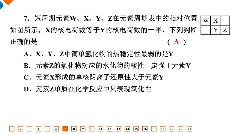 第四章综合评价 高一化学人教版(2019)必修第一册课件PPT08