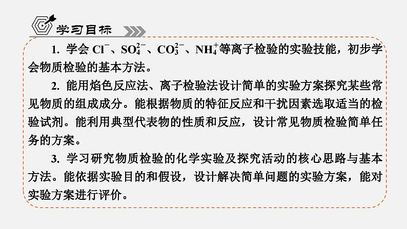 专题2 第1单元 课题2 物质的检验 物质性质和变化的探究 高一化学同步精品课件(苏教版2019必修第一册)04